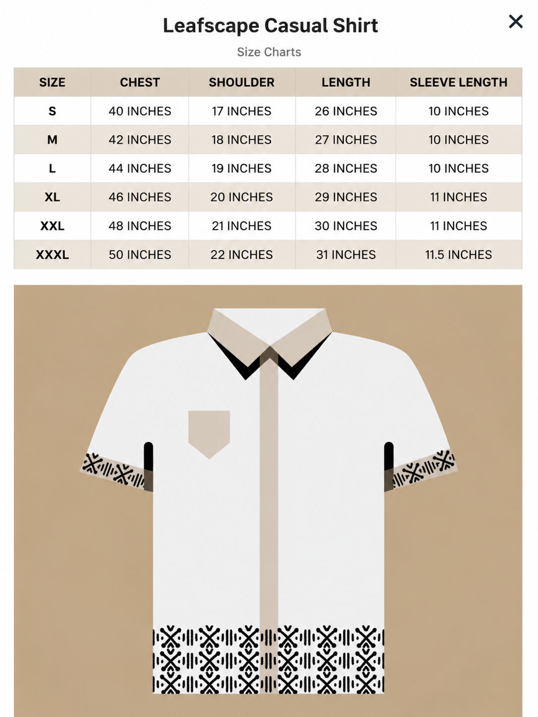Leafscape Casual Shirt